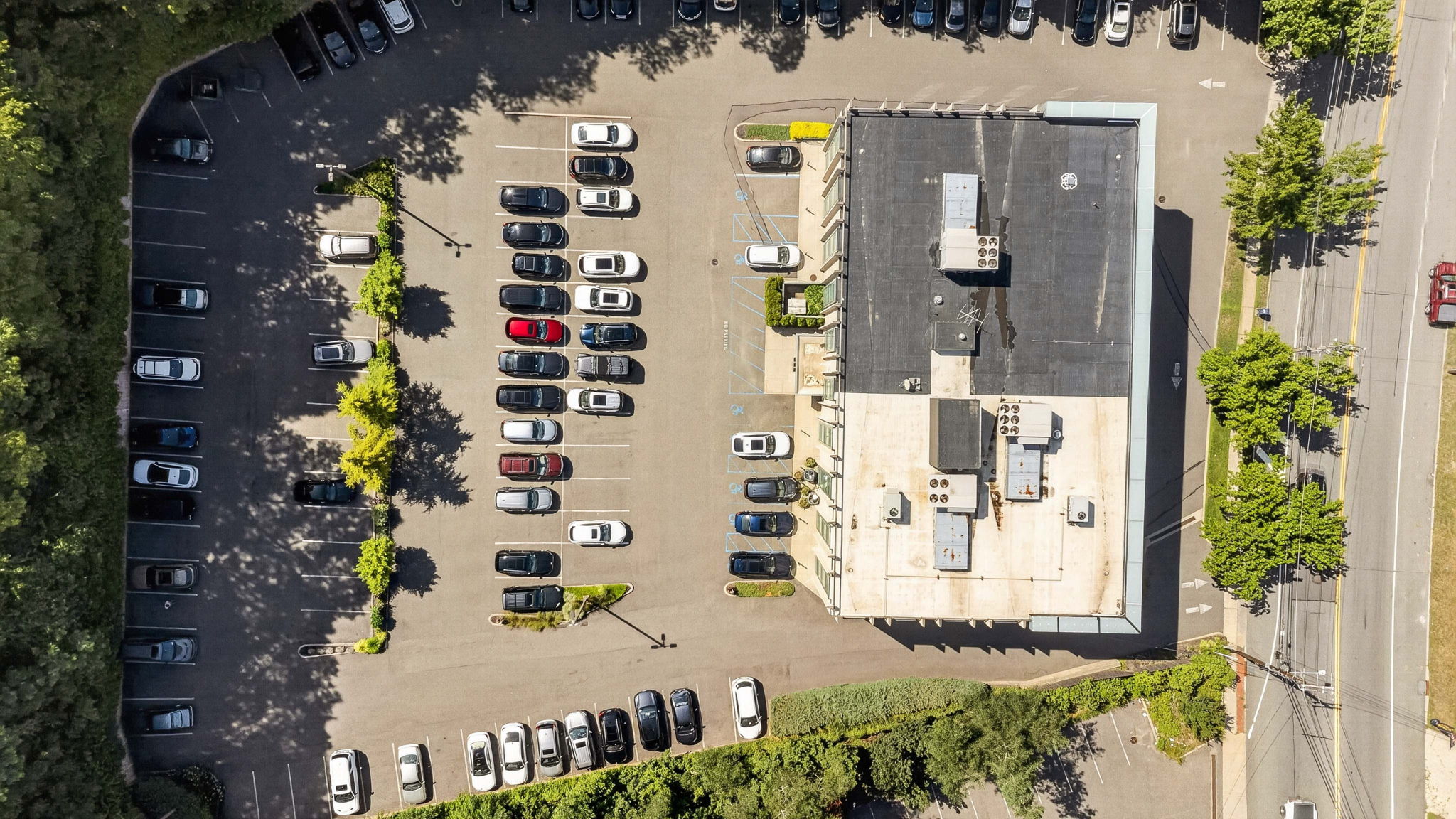 Aerial site view along the New York Avenue corridor