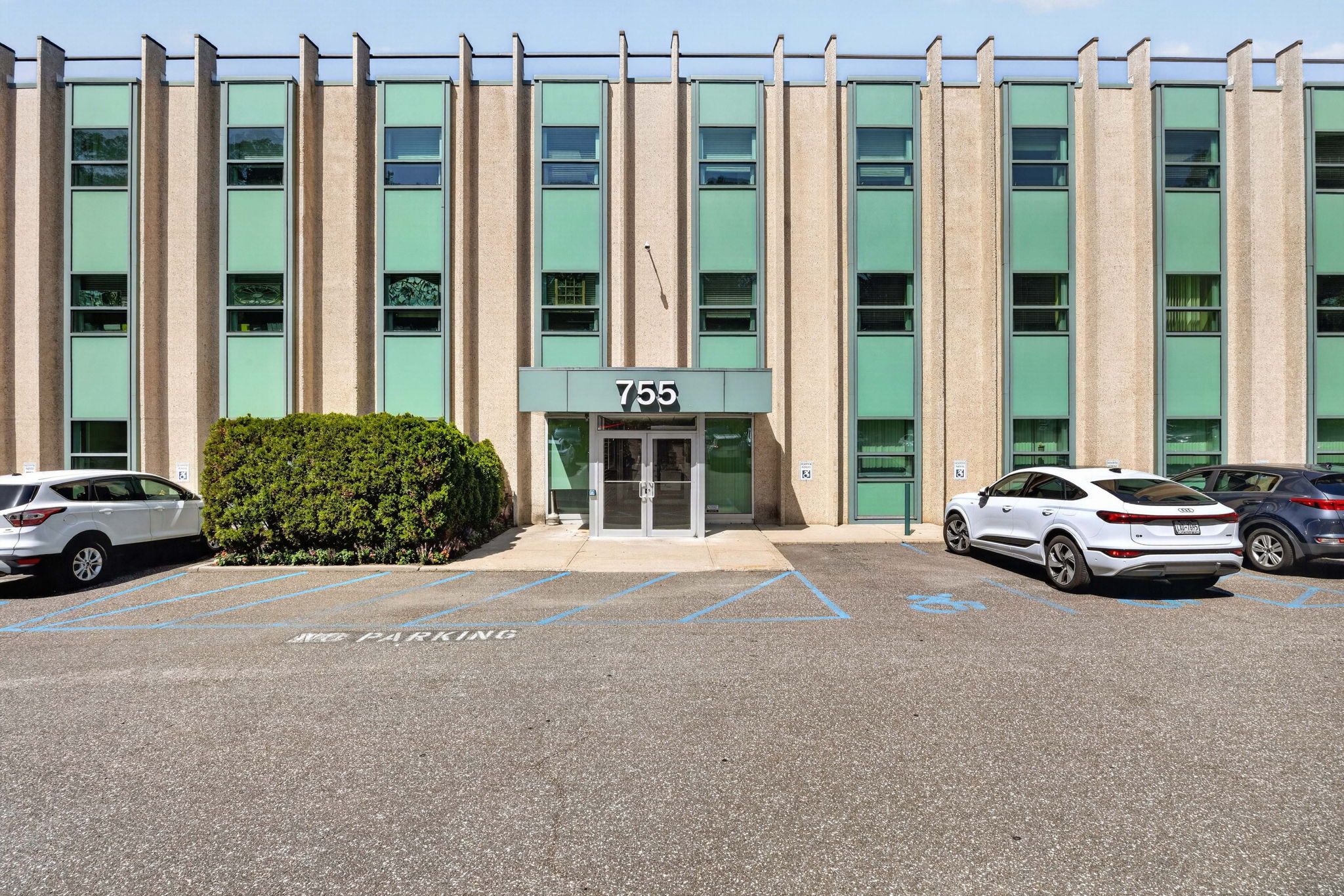 Rear entrance at 755 New York Avenue