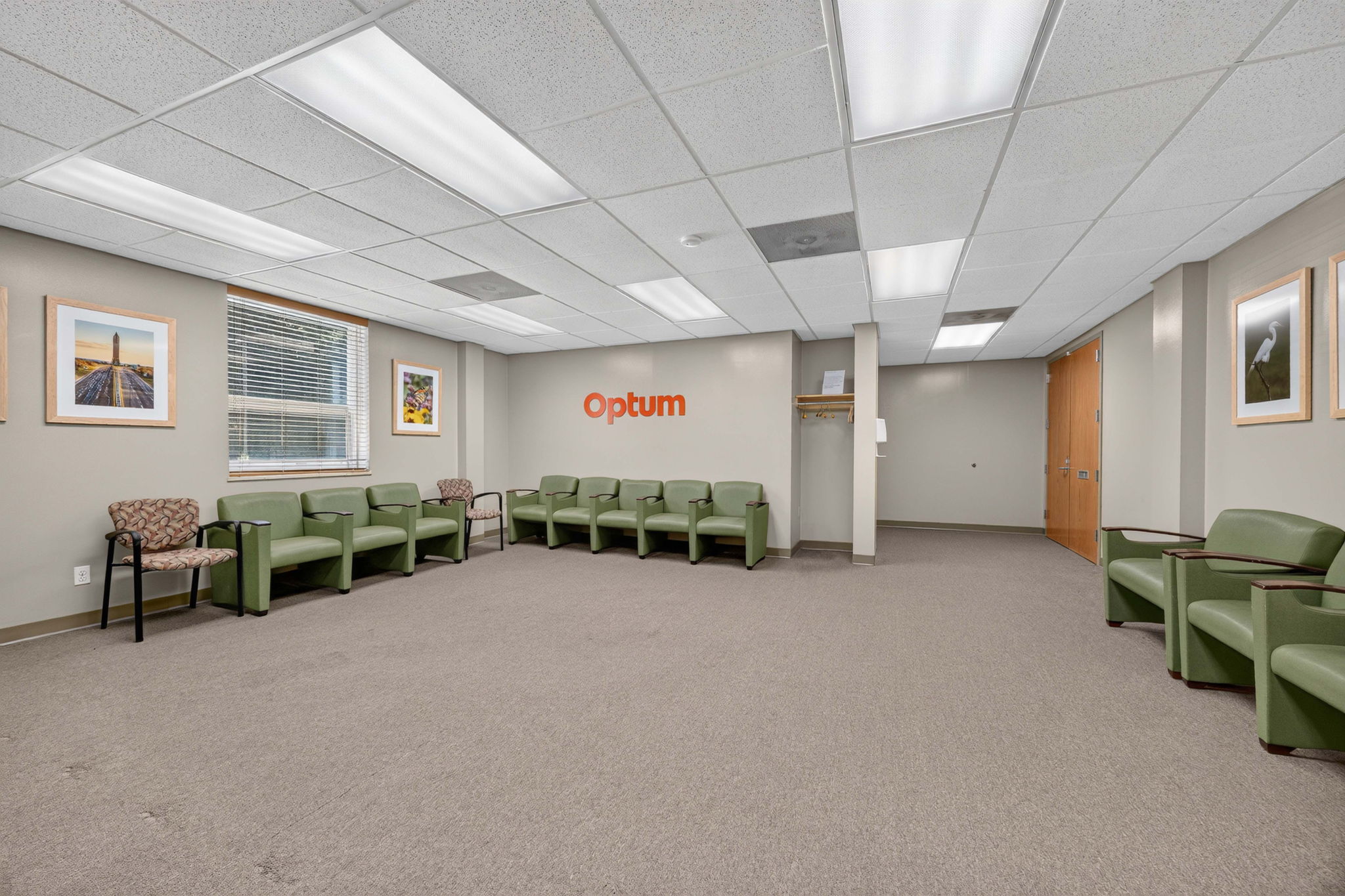 Optum waiting area in Suite 309